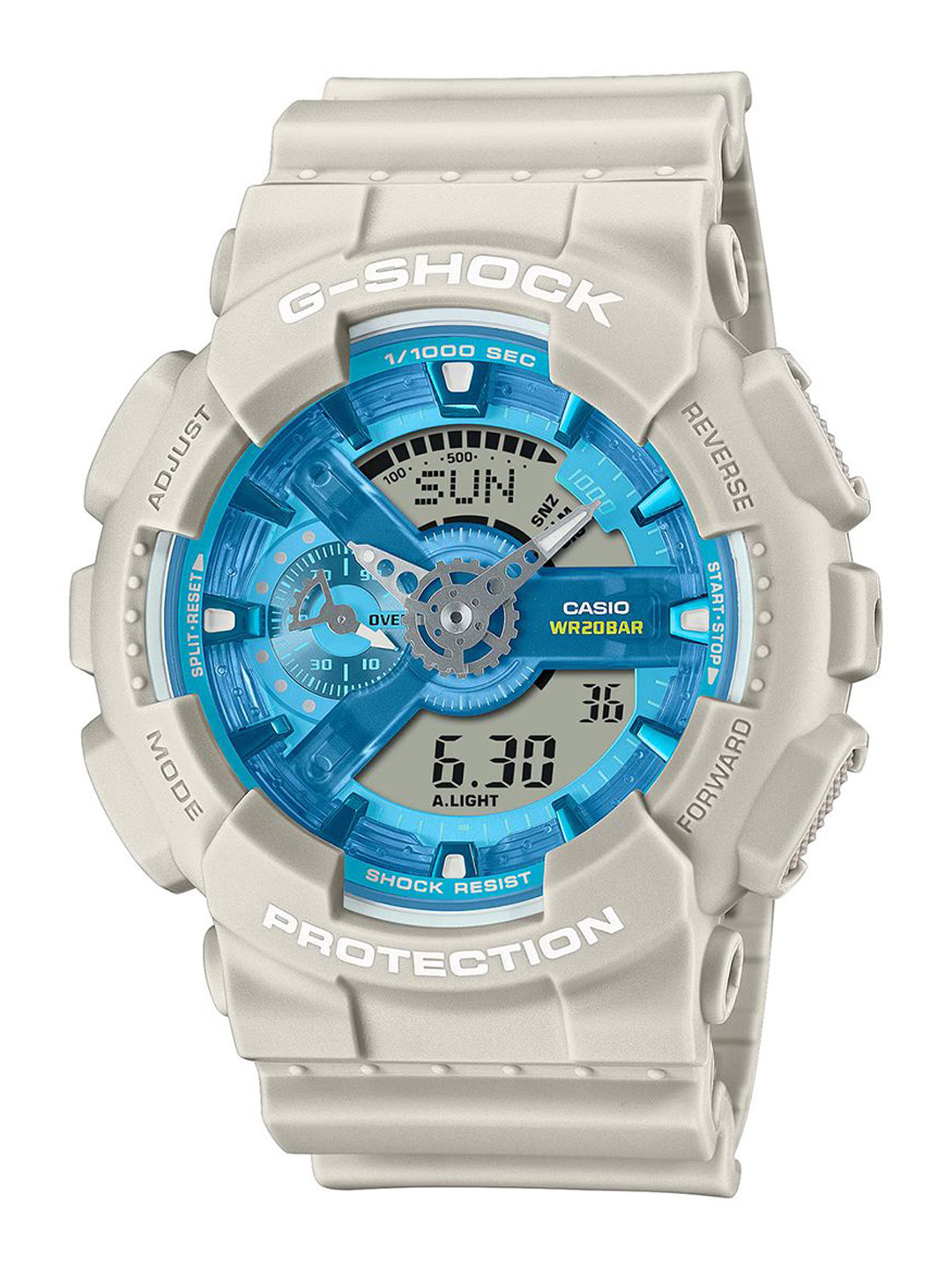 CASIO G-Shock Men Dial & Cuff Straps Analogue and Digital Chronograph Watch G1682