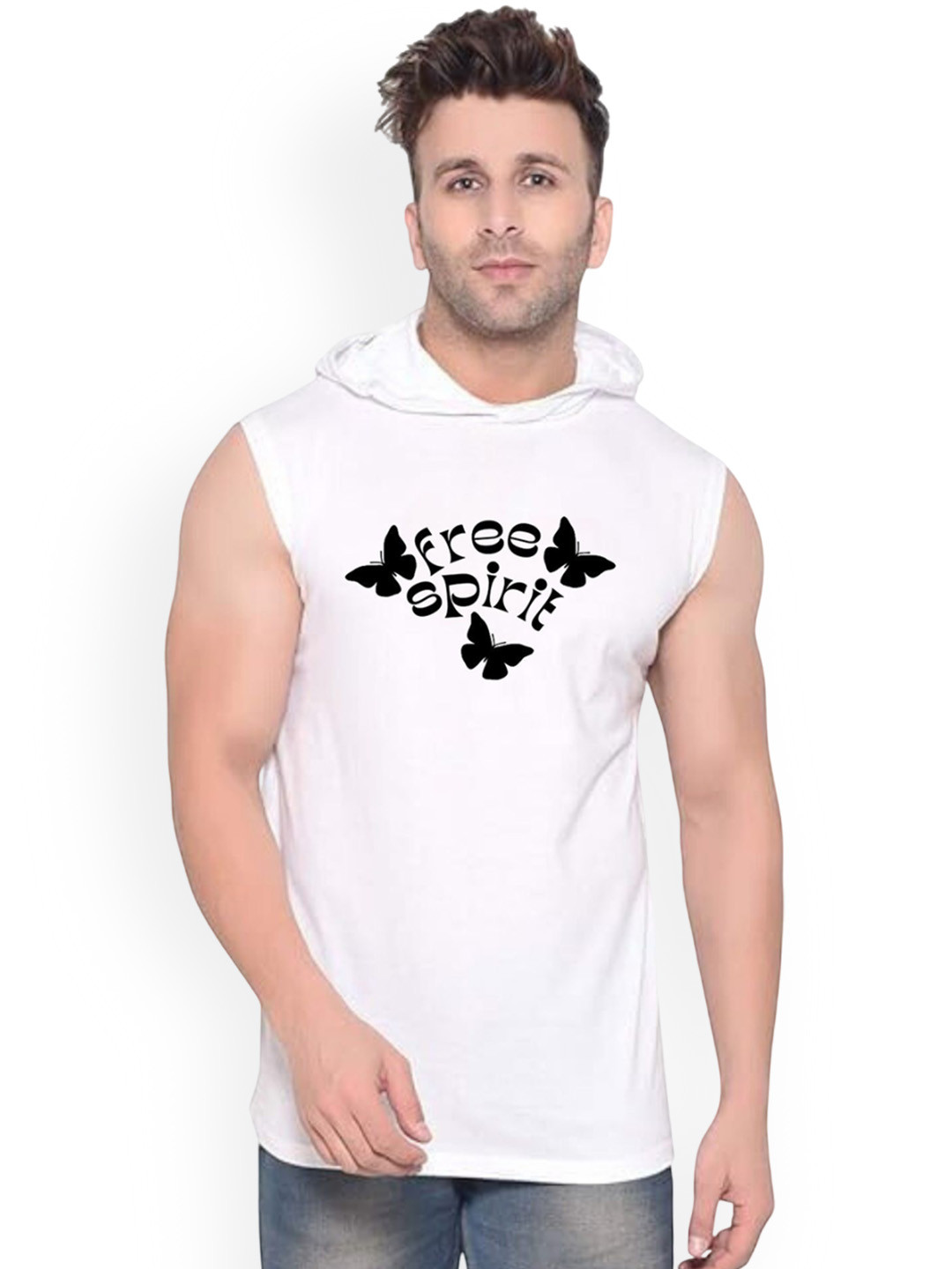 Fashnobic Men Free Spirit Printed Gym Vest K__print-145_gym_vest_white