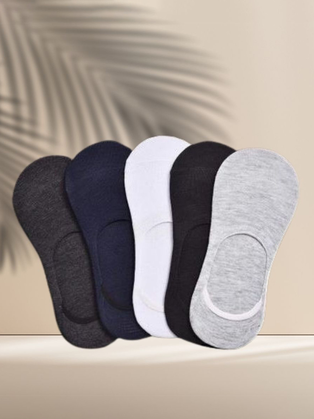 MJE Pack Of 5 Shoe Liners Socks