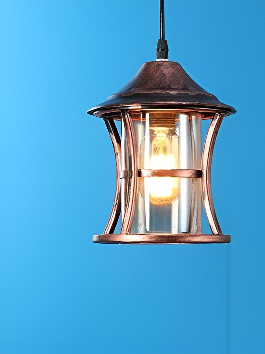 KINIS Copper-Toned & Gold-Toned Metal Ceiling Lamp