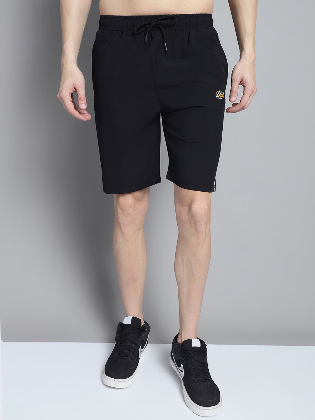 WELL QUALITY Men Mid-Rise Relaxed Fit Training or Gym Sports Shorts