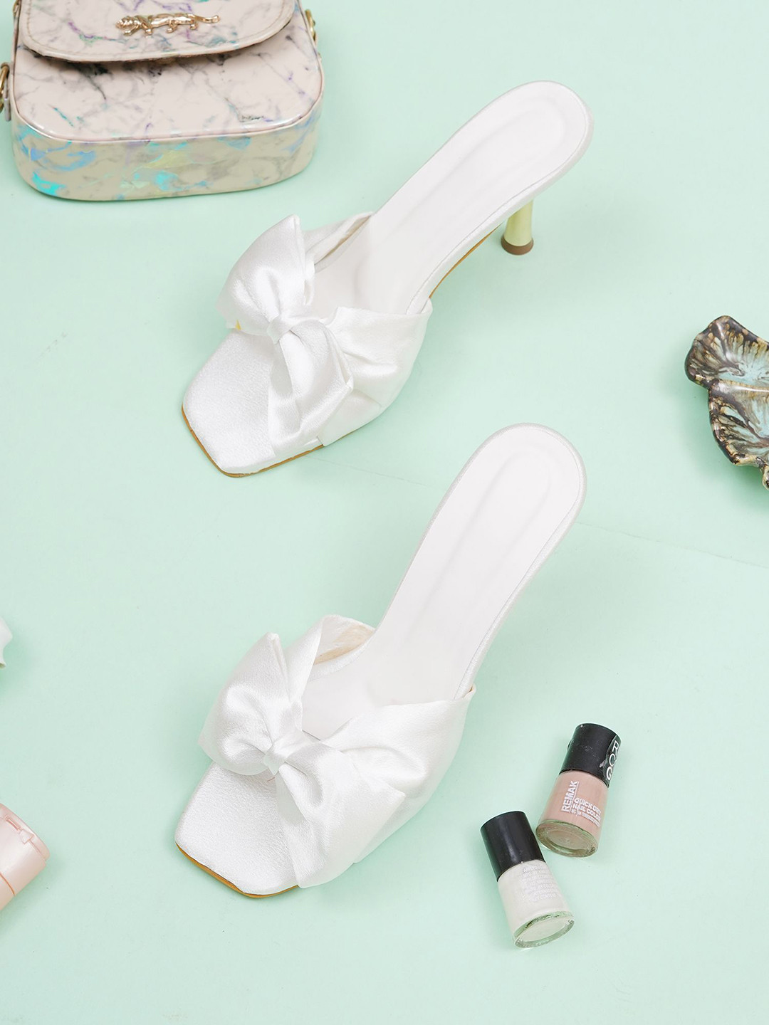 HUNYZA FOOTWEAR Printed Party Wedge Sandals