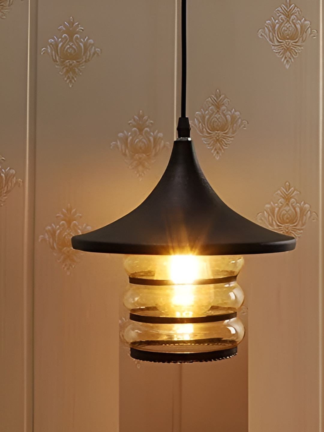 KINIS Modern and Unique Style Black Aluminium Quirky Ceiling Lamp