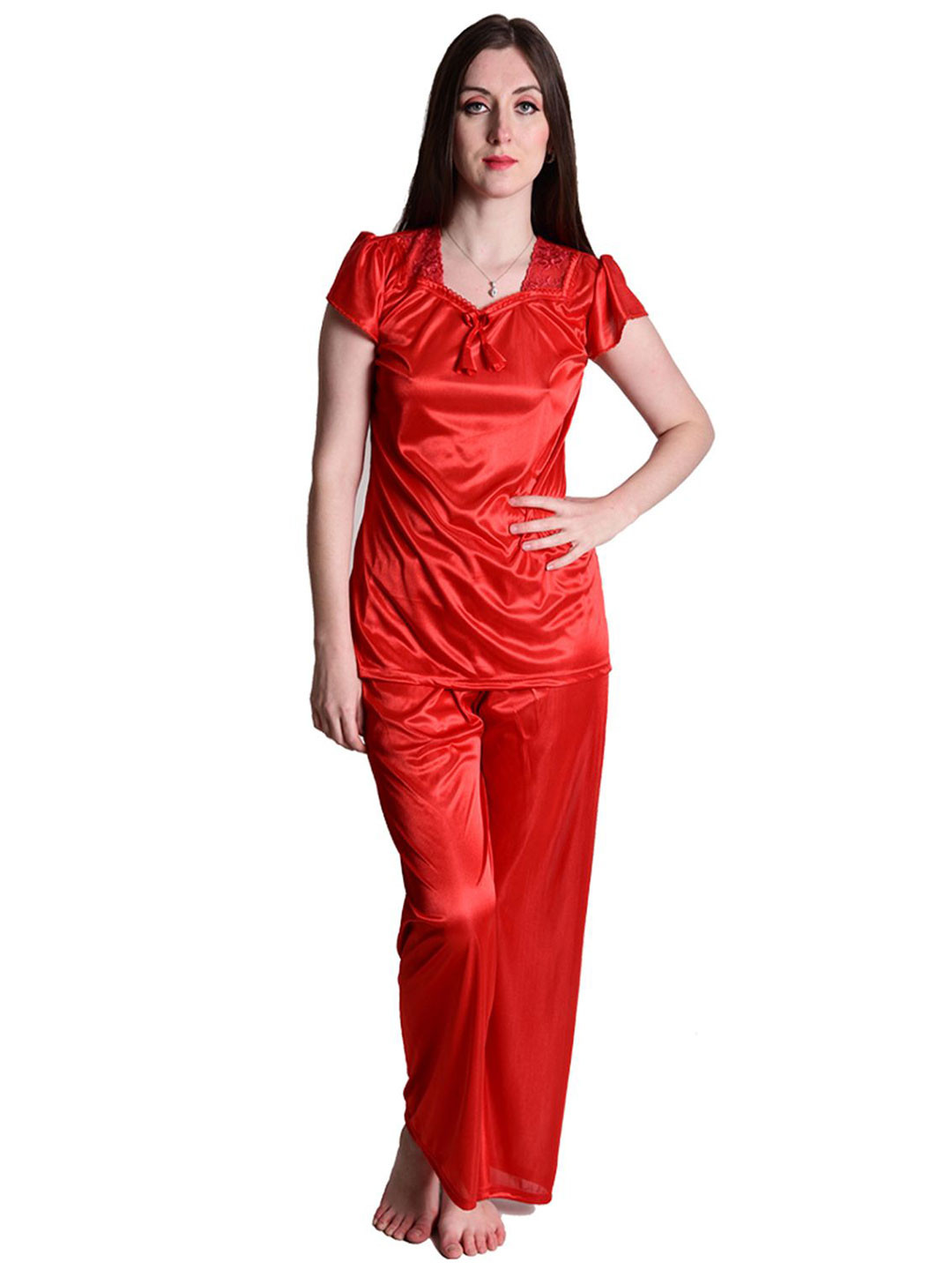 SENSLIFE Top & Trousers Night Suit