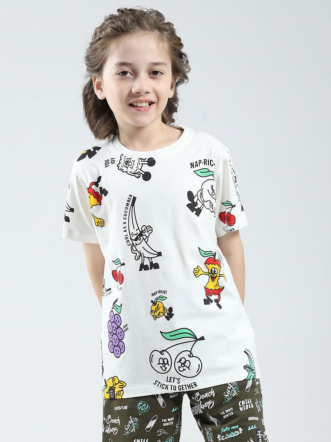 Monte Carlo Boys Humour and Comic Printed Cotton T-shirt