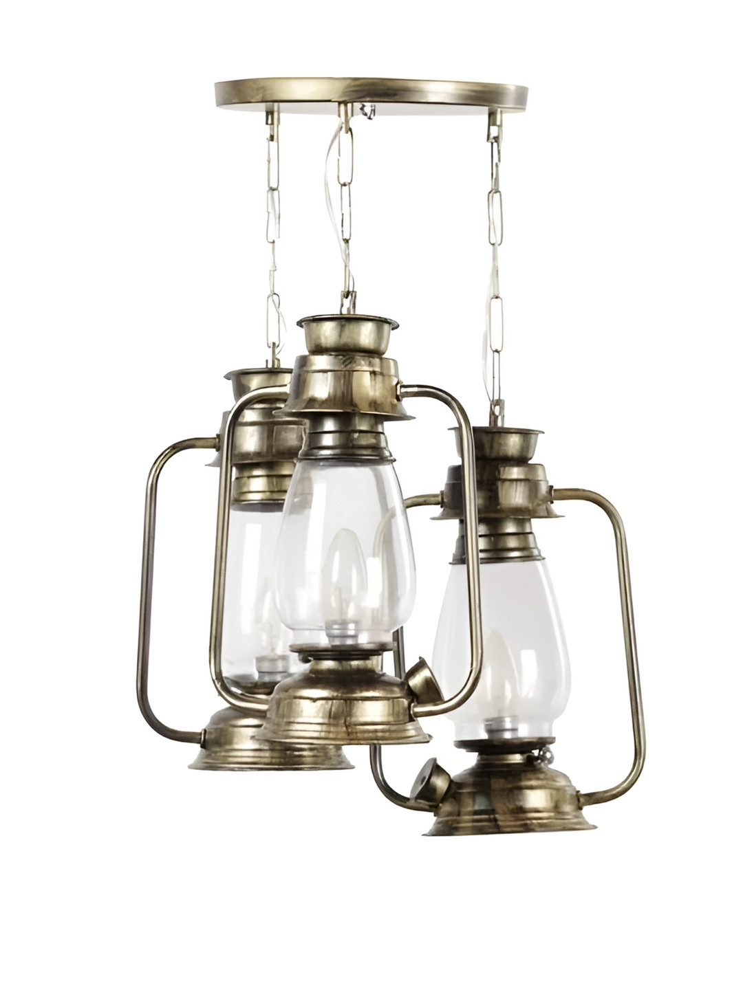 KINIS Modern and Unique Style Gold-Toned & Transparent Ceiling Lamp