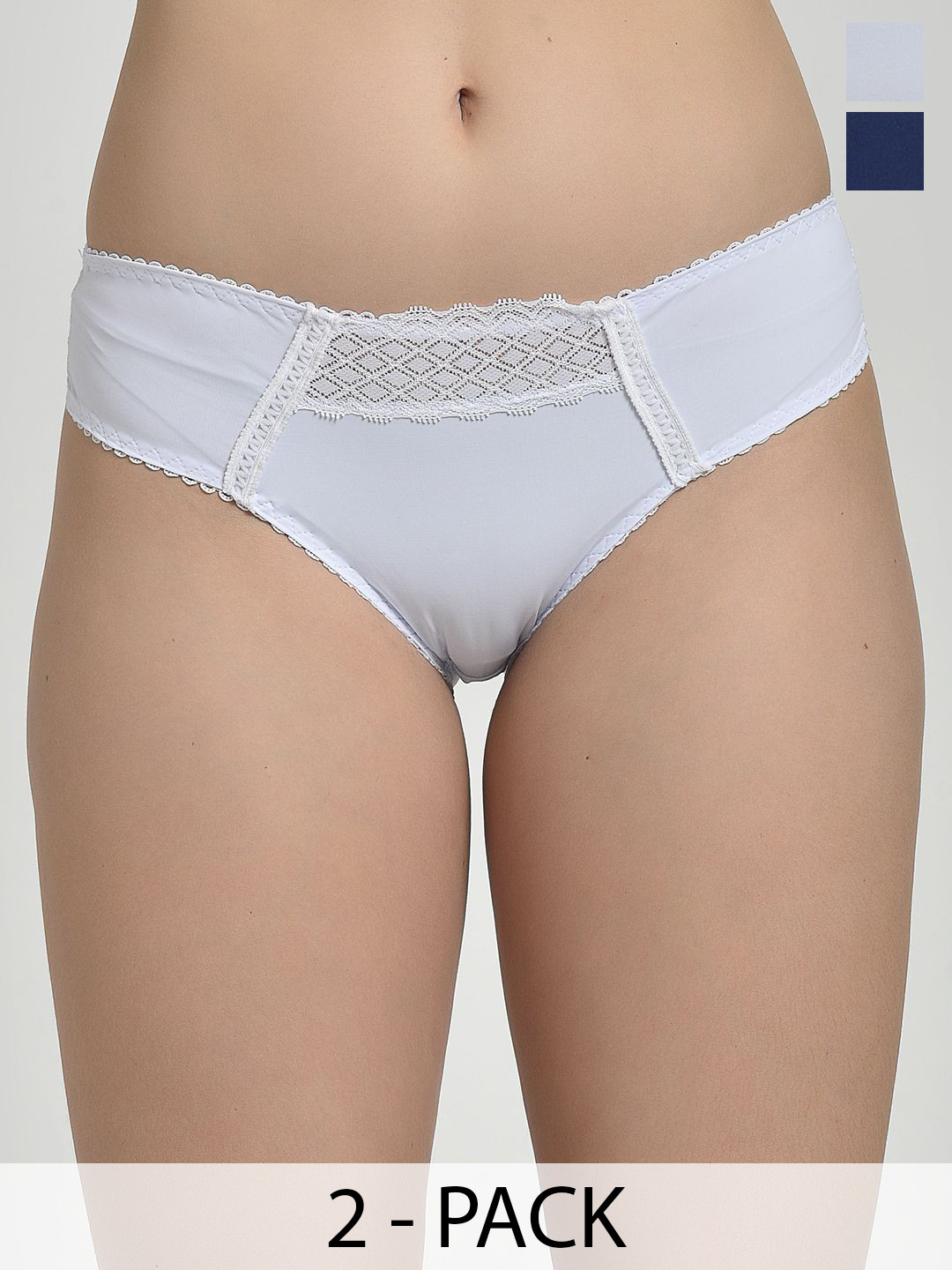 MAKCLAN Low Rise Lace Hipster briefs C2213PWBM