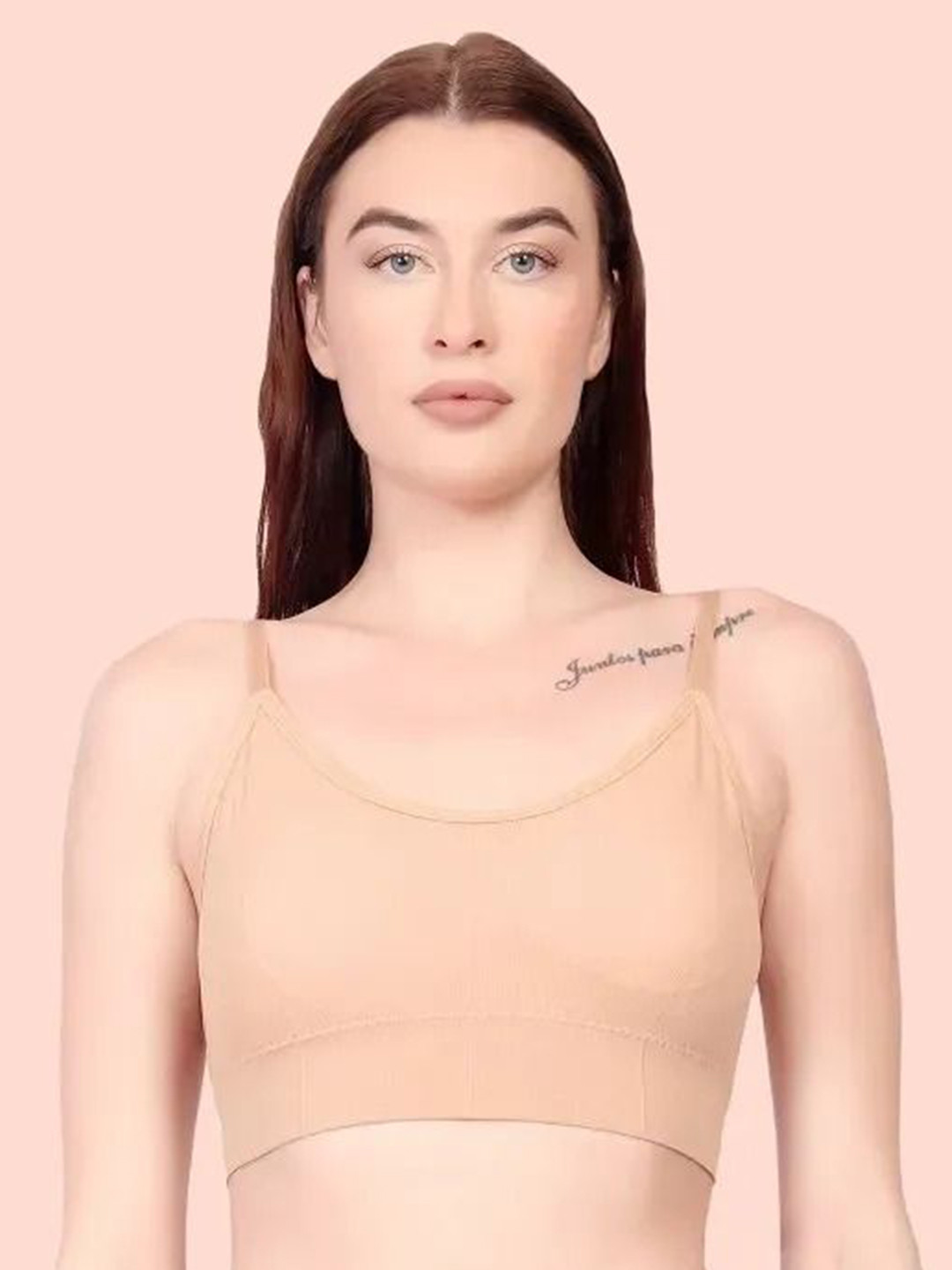 VS Beauti Women Seamless Full Coverage Lightly Padded Bra