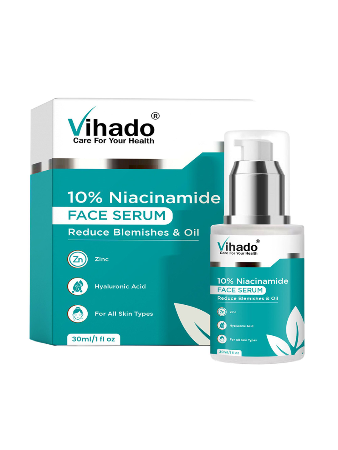 VIhado 10% Niacinamide Face Serum With Zinc For Acne Marks - 30 ml