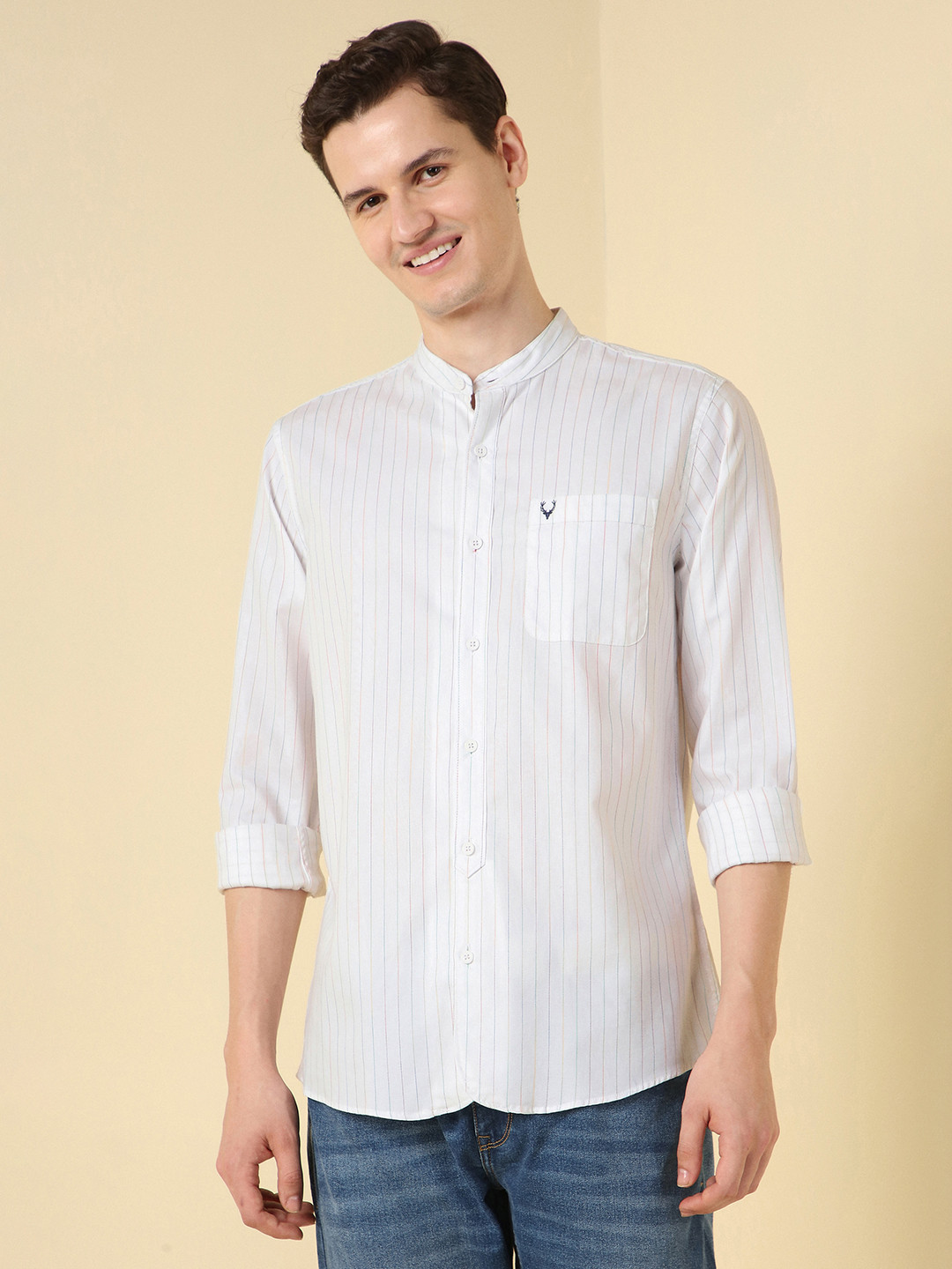Allen Solly Men Striped Casual Shirt