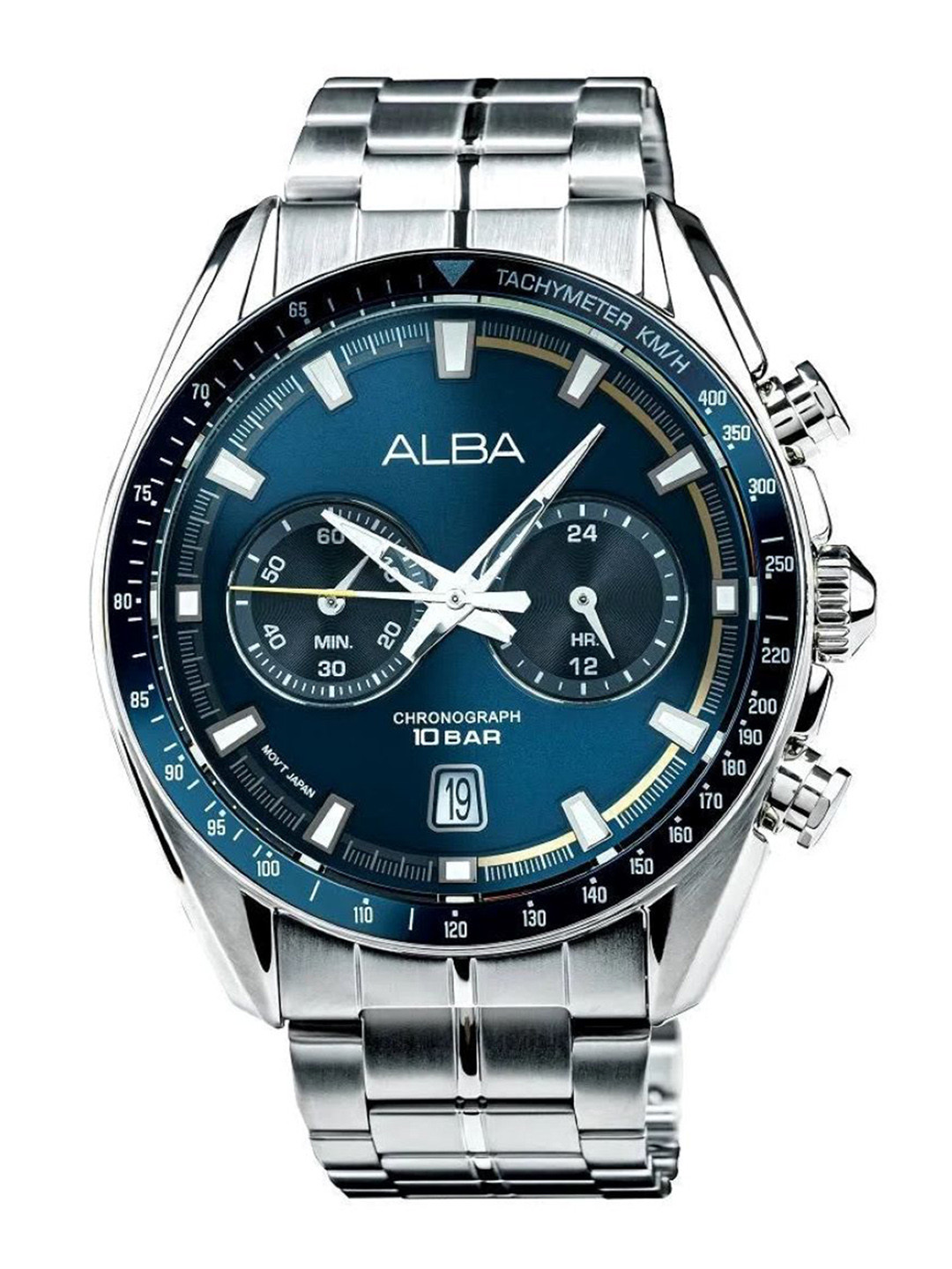 Alba by seiko Blue Dial Chronograph Watch A4B017X1