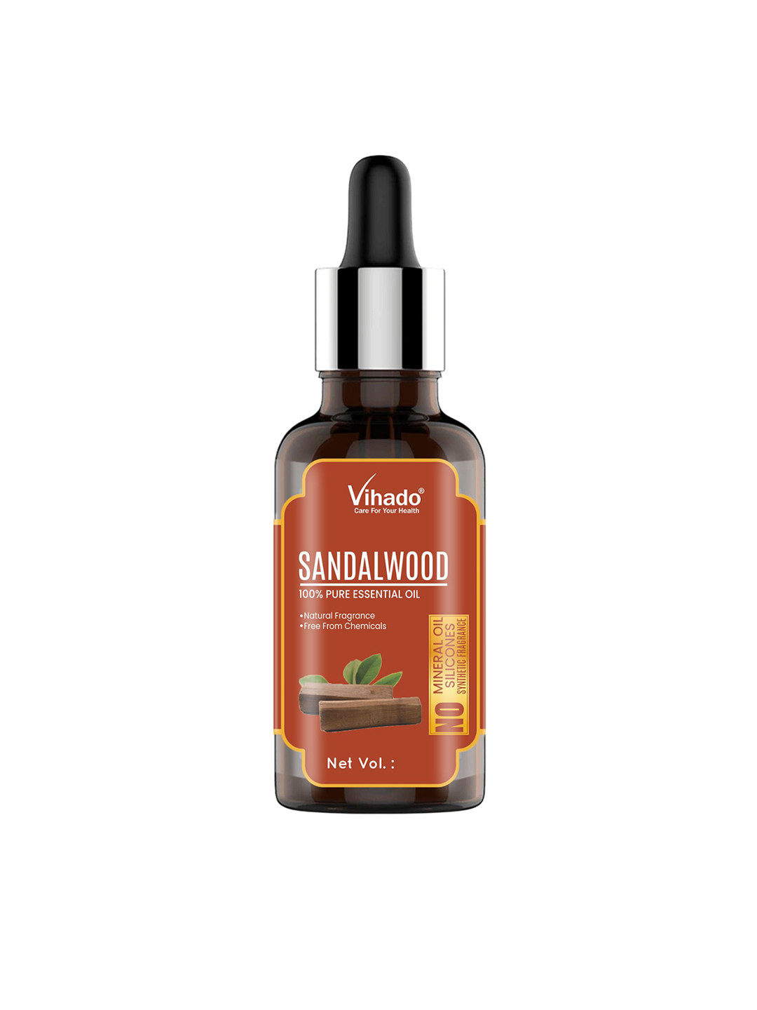 VIhado Sandalwood Essential Oil For Skin Face & Hair Diffuser - 30 ml