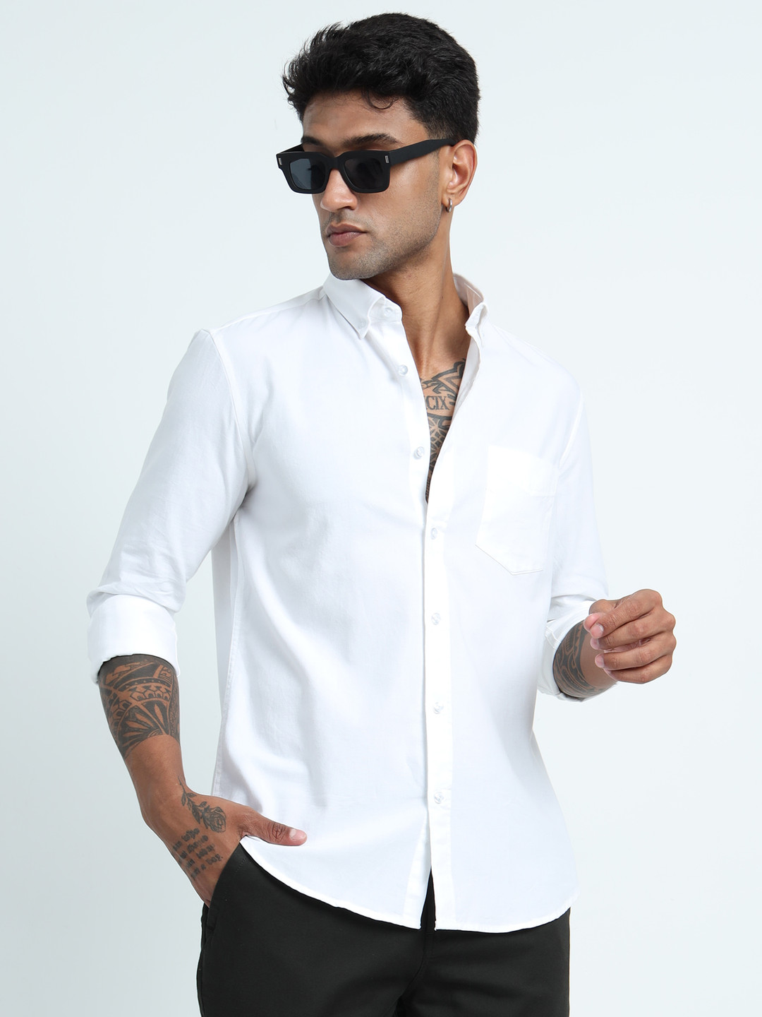 MARTIN SMITH Men Comfort Casual Shirt