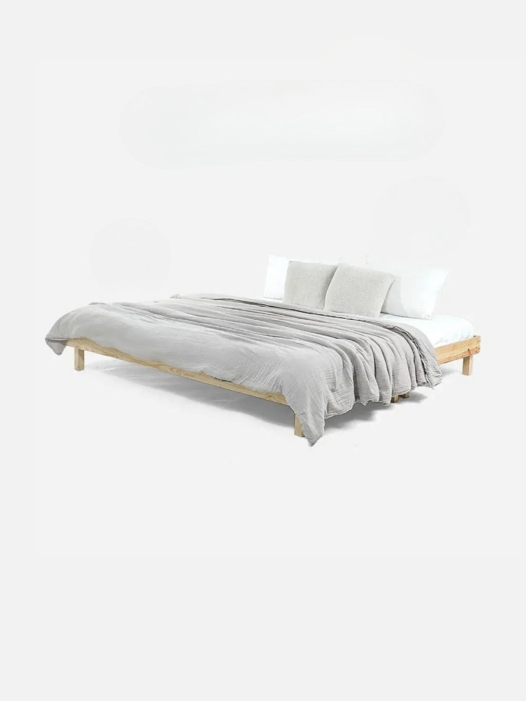 Zarf Grey AC Room 400 GSM Double Bed Comforter With 2 Cushion Covers