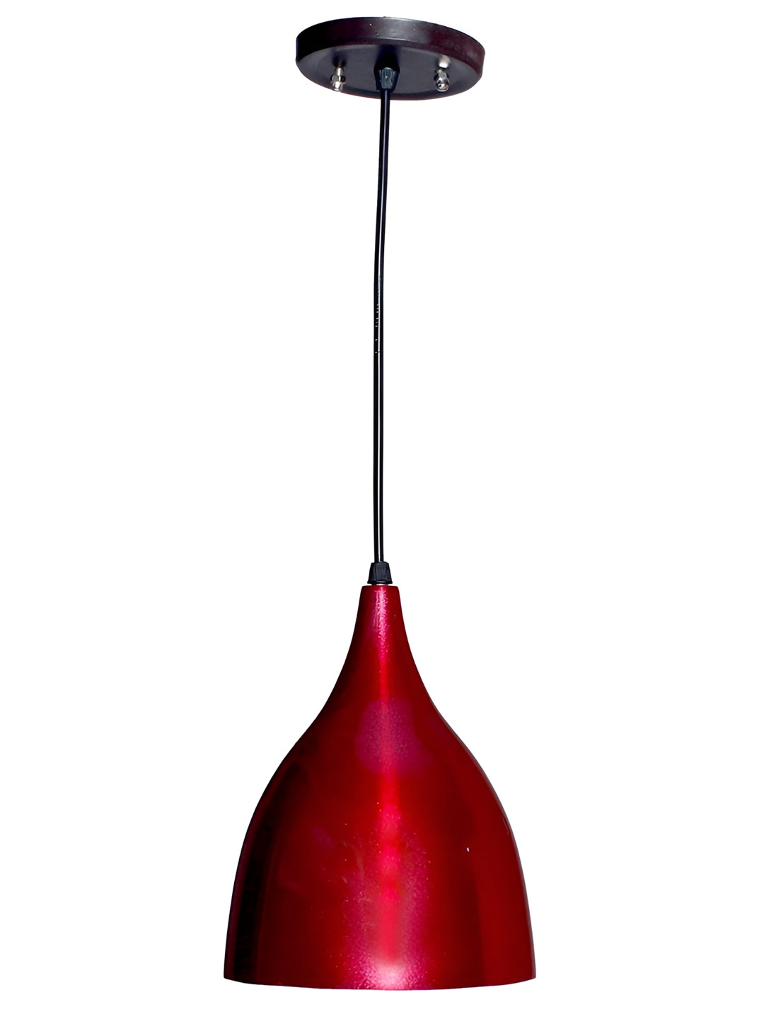 KINIS Modern and Unique Style Maroon & Black Aluminium Quirky Ceiling Lamp