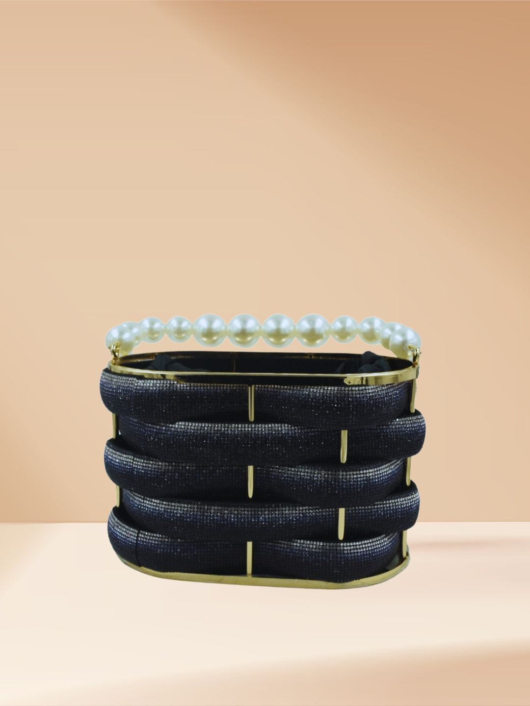 J & C Fashion Arena Embellished Box Clutch