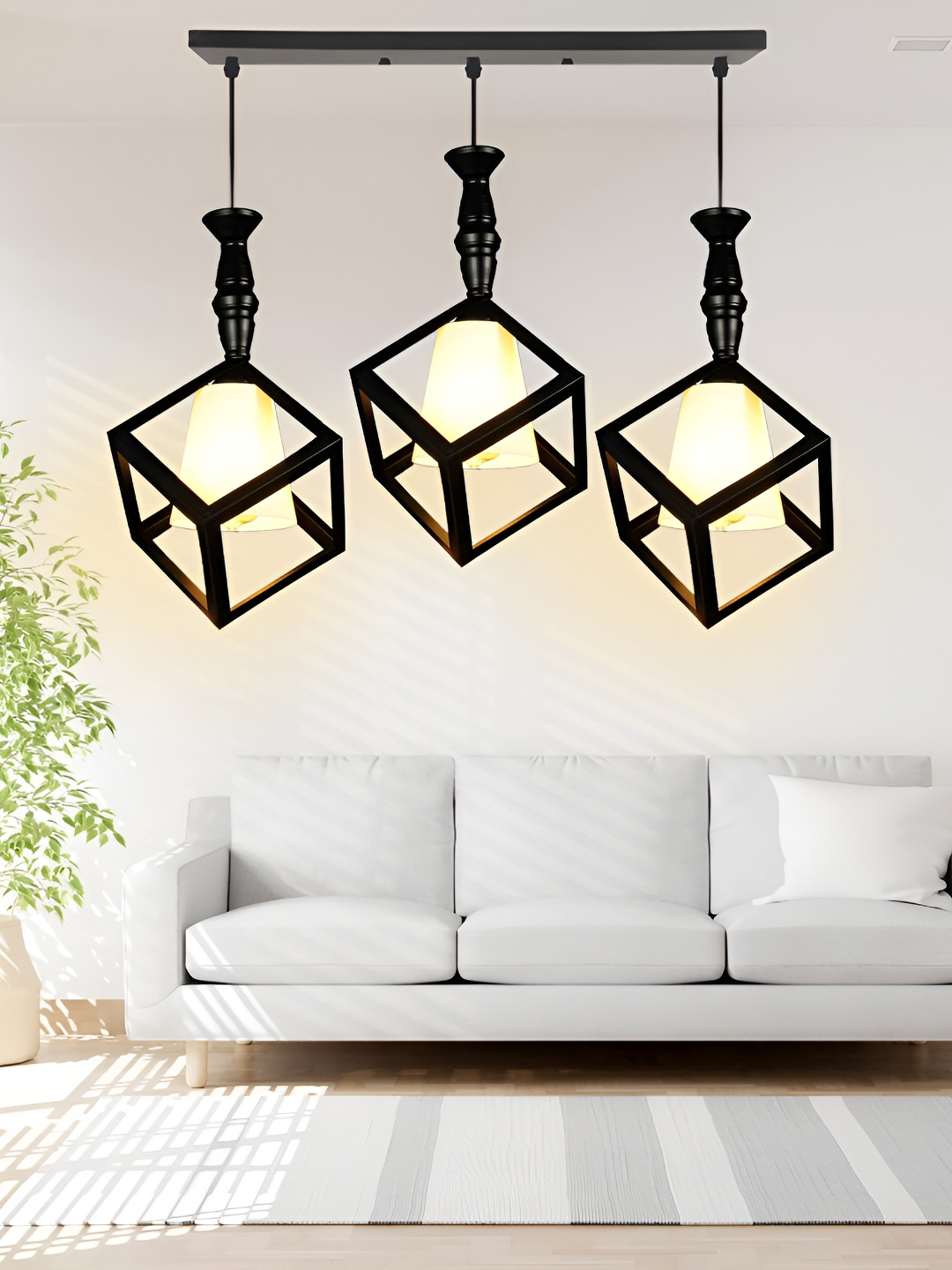 KINIS Black & Transparent Ceiling Lamp