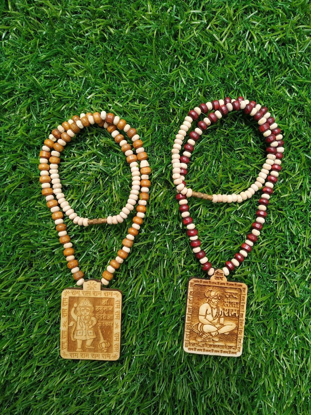 APNA KANHA  Hanuman Dandraua Square Pendants