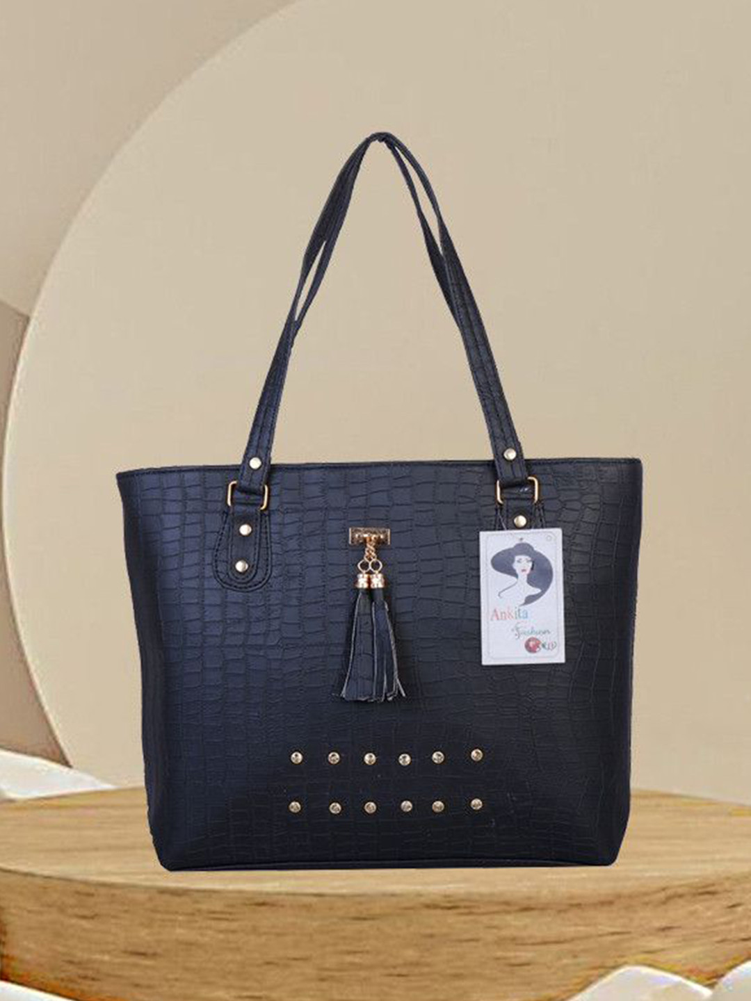 Ankita Fashion World Embellished Structured Shoulder Bag