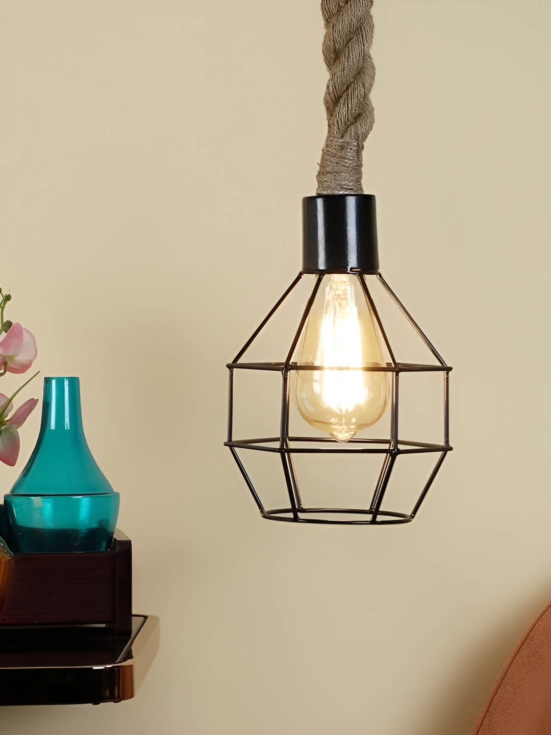 KINIS Modern and Unique Style Black Quirky Ceiling Lamp