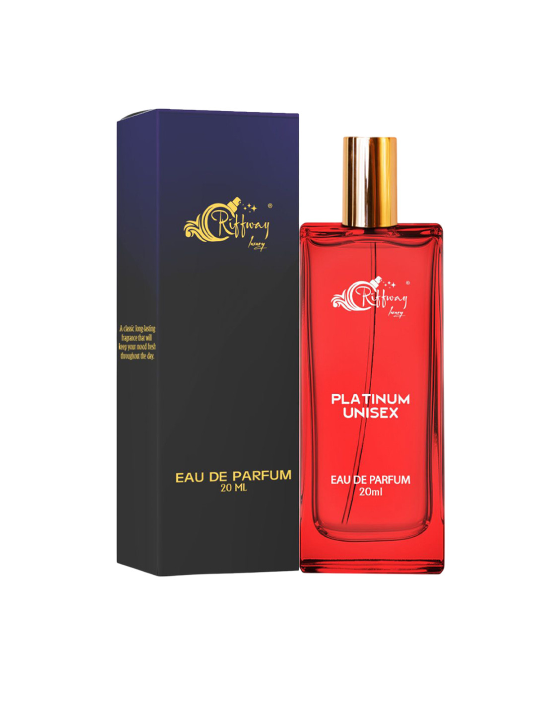 riffway Platinum Elegant & Refreshing Long Lasting Eau De Parfum - 20 ml