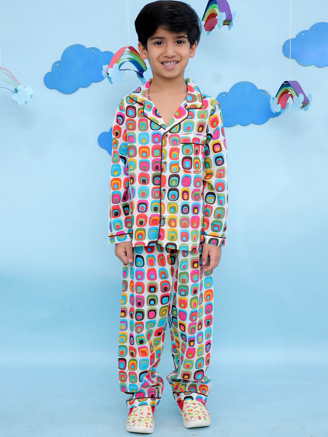 Vastrarth Kid Printed Pure Cotton Night suit