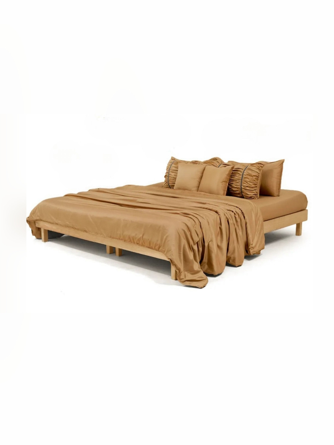 Zarf Tan Microfiber AC Room 400 GSM Double Bed Comforter