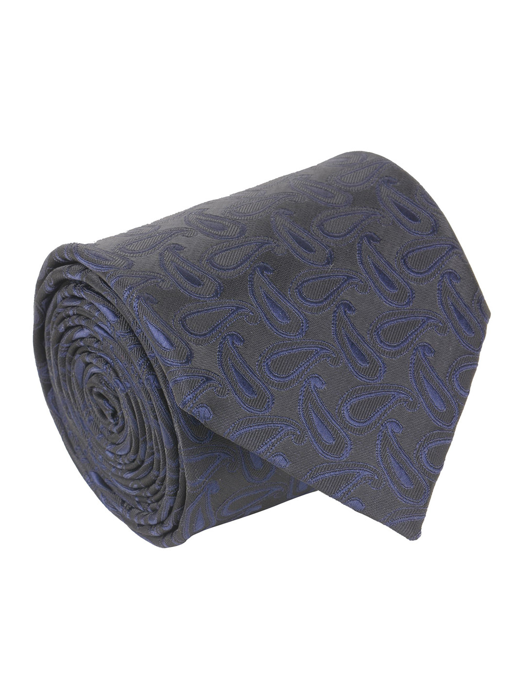 Cazzano Men Woven Design Paisley Broad Tie