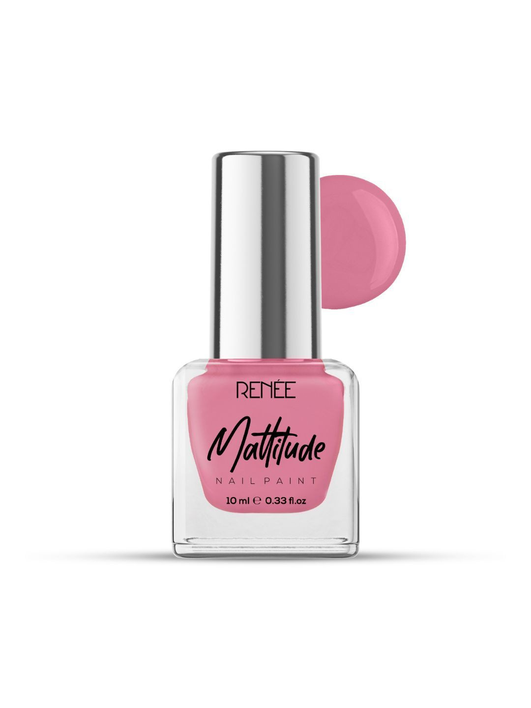 Renee Mattitude Long  Lasting Nail Paint - 10 ml - Rosy Kiss