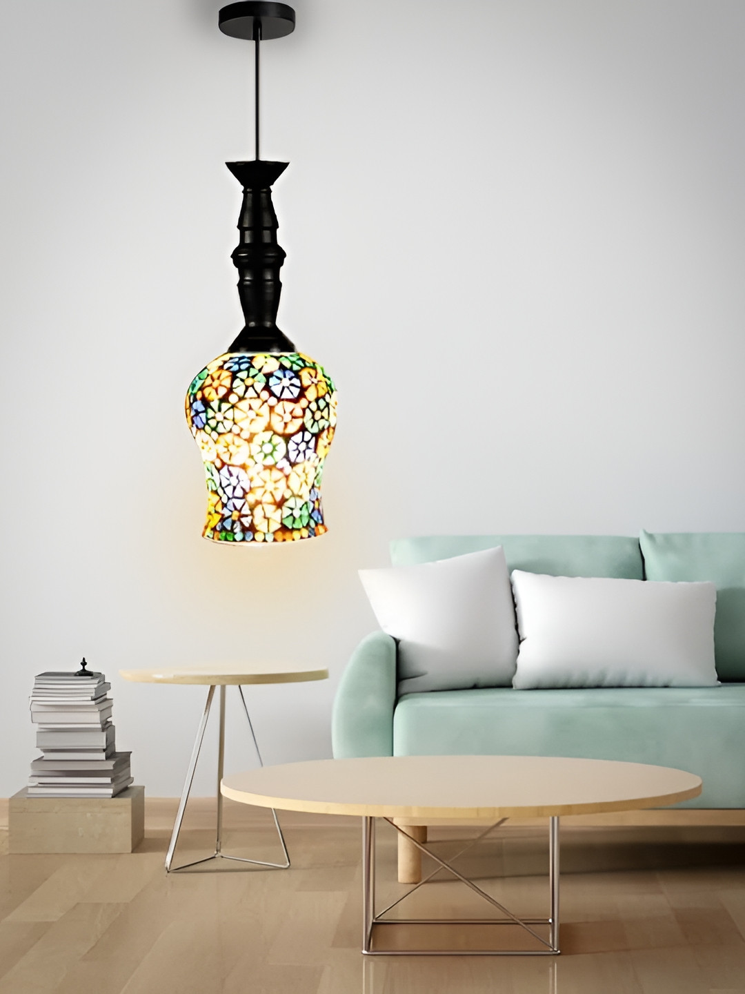 KINIS Black & White Quirky Hanging Light Ceiling Lamp
