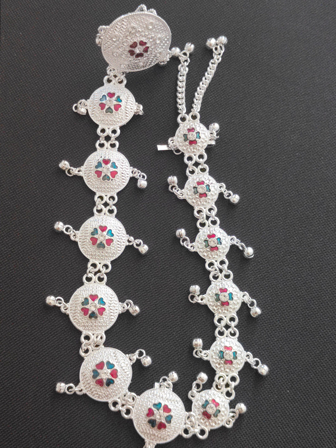 Jaynen Silver-Plated Matha Patti Head Jewellery