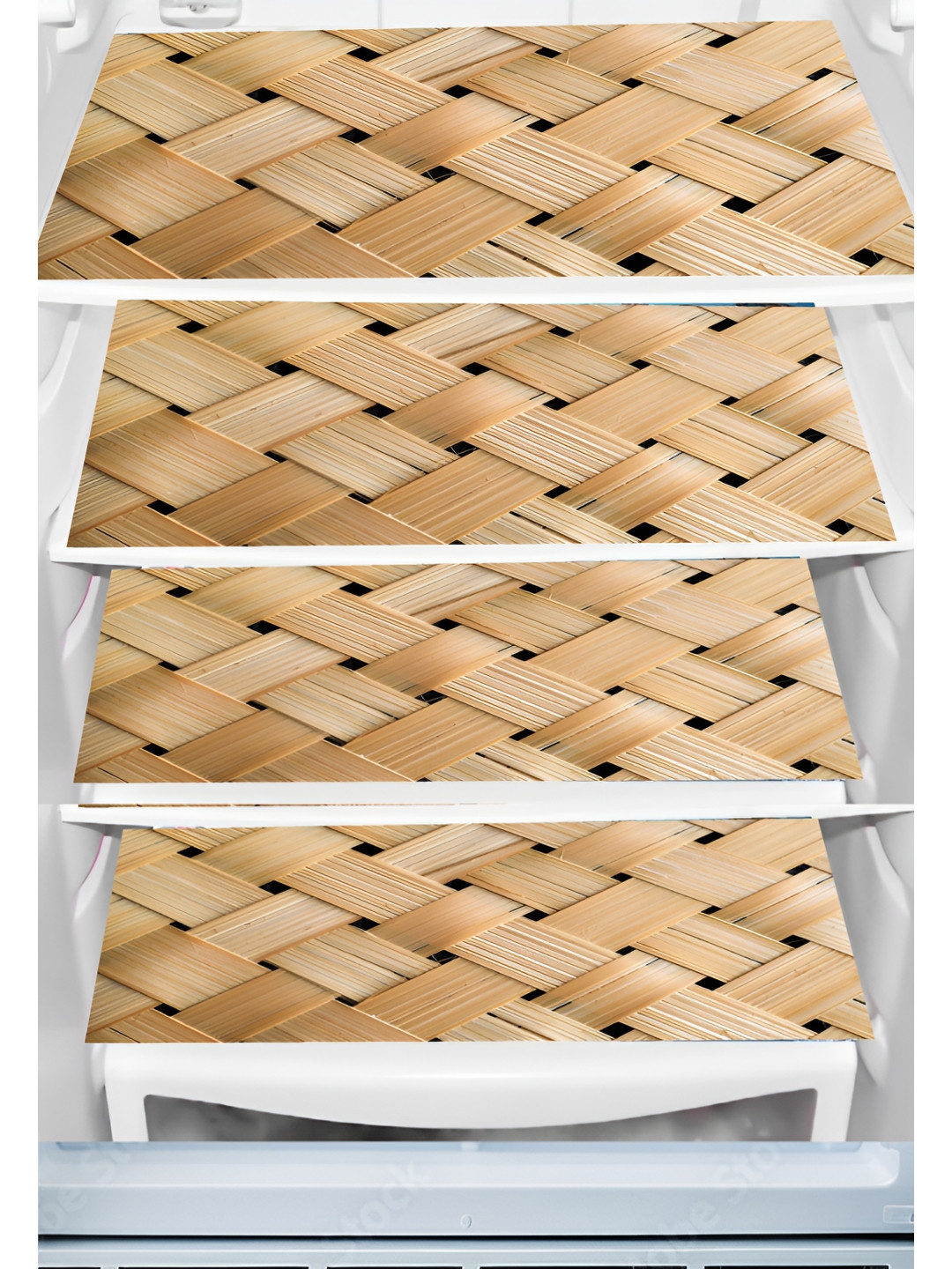 Aura 4 Pcs Brown Printed Table Placemats