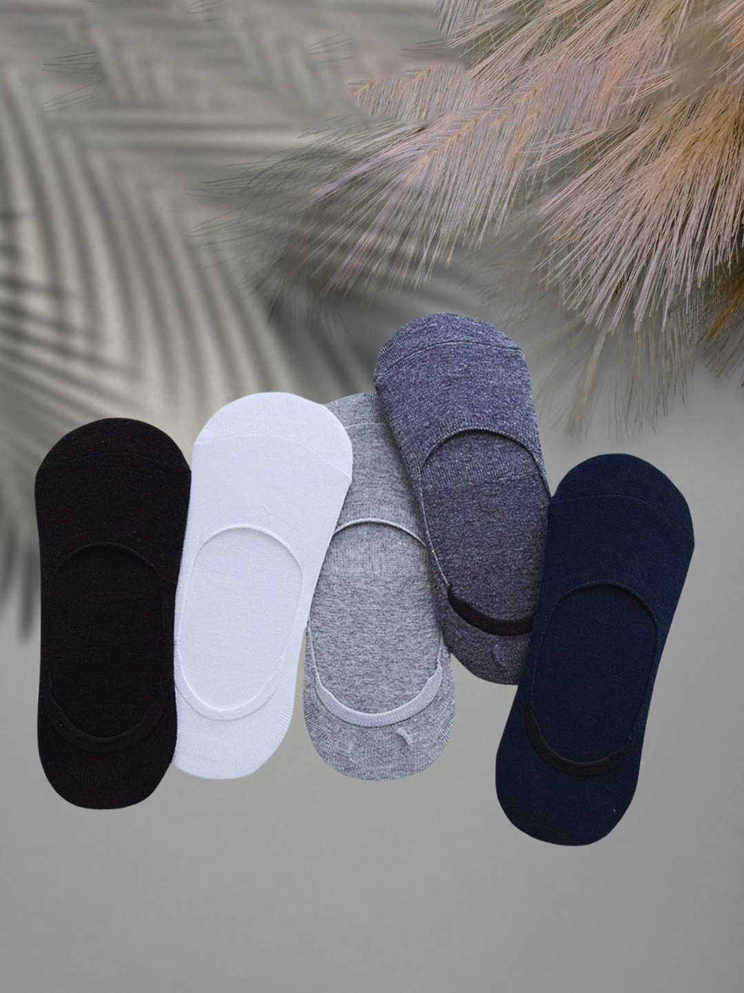 MJE Pack Of 5 Shoe Liners Socks