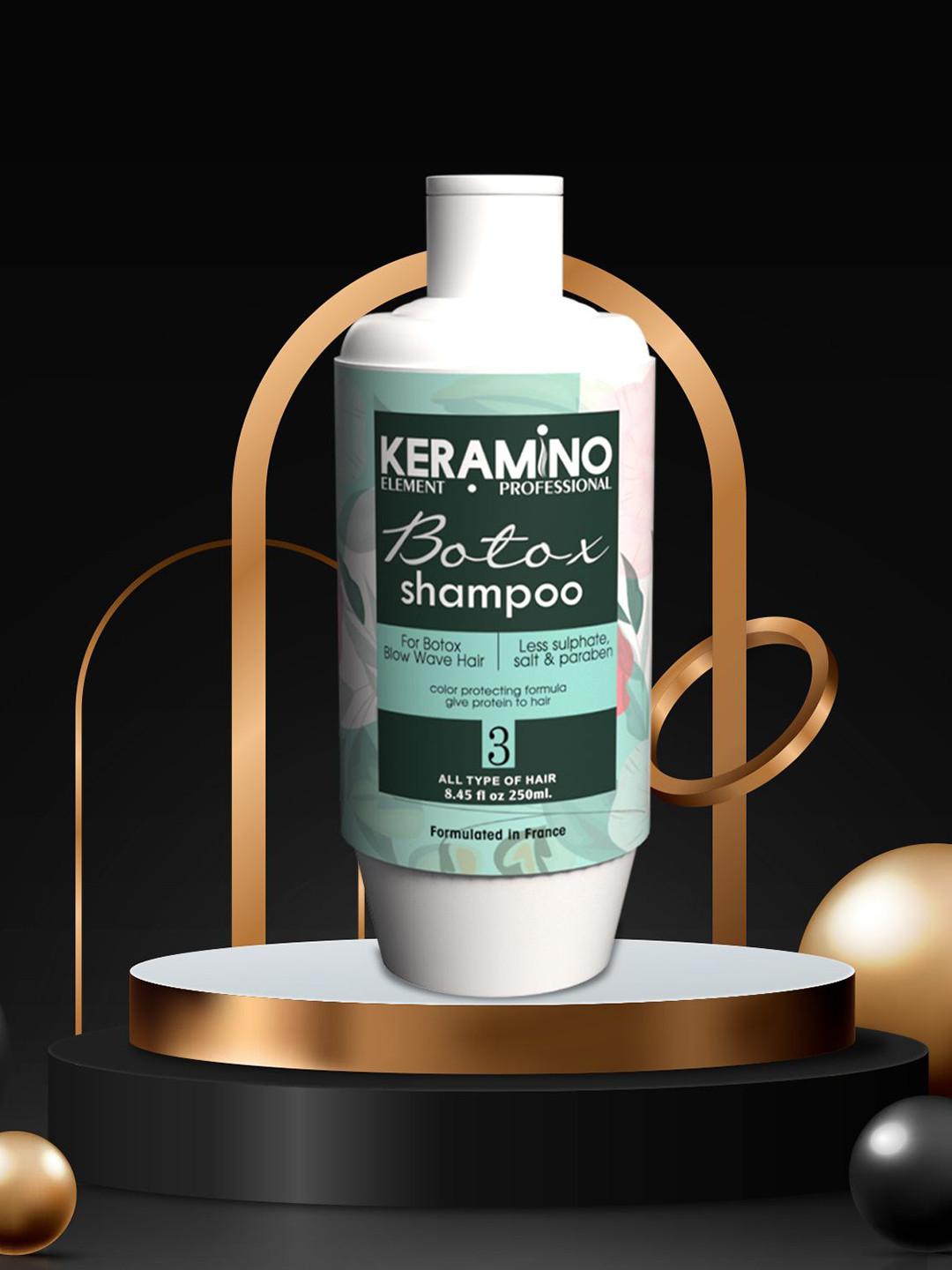 KERAMINO ELEMENT.PROFESSIONAL Revitalize And Strengthen Hair Boto-XX Shampoo - 250 ml