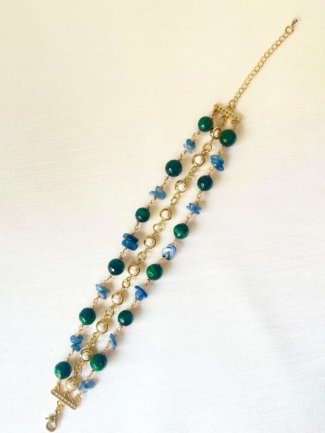 JewelTreeTz Beaded Wrap Around Bracelet