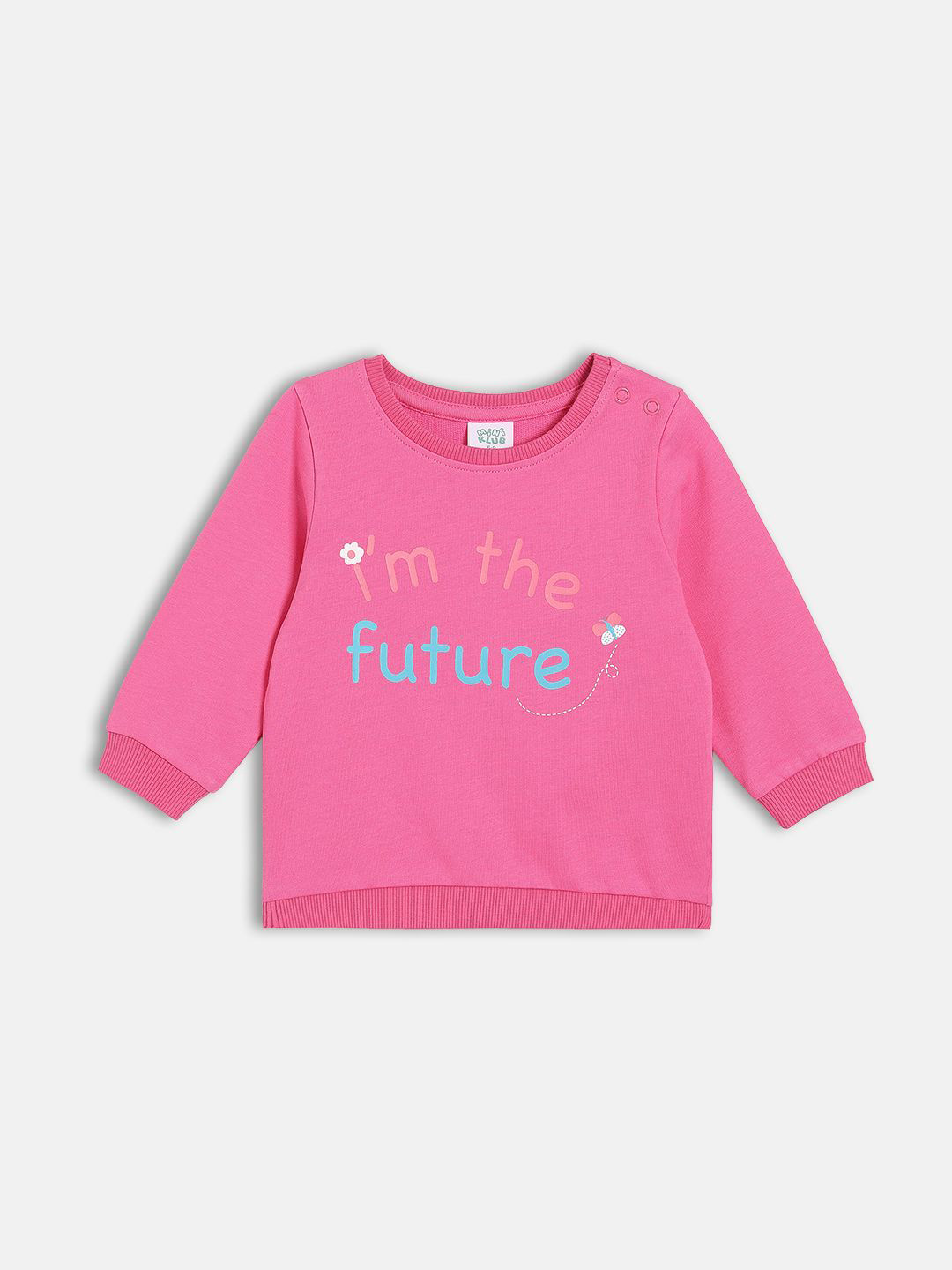 MINI KLUB Boys Alphanumeric Printed Detachable Hood Regular Sweatshirt