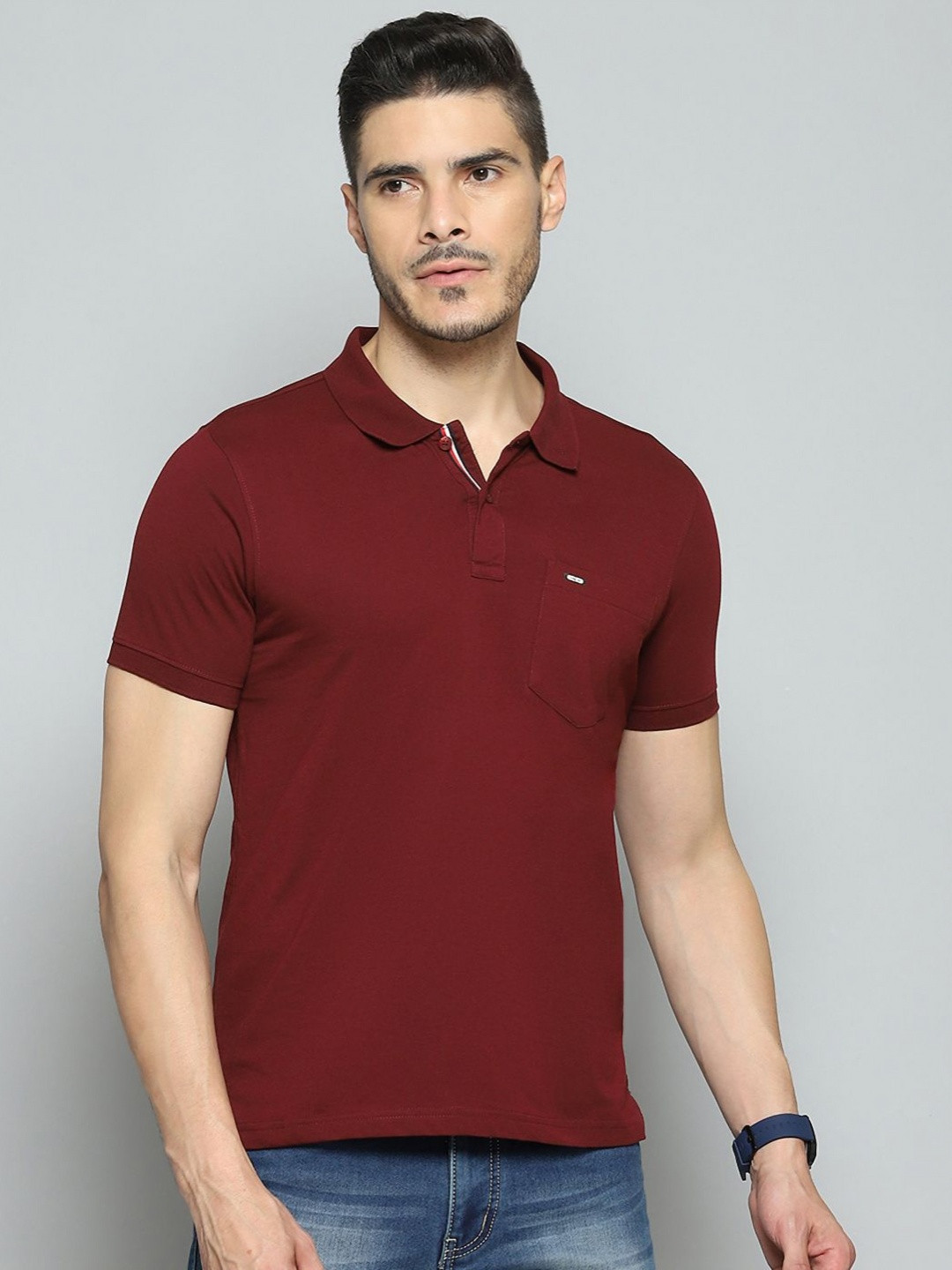 Cloak & Decker Polo Collar Cotton T-shirt