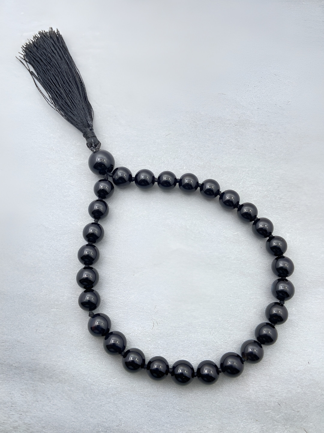 RDK Pocket Japa Mala With 27+1 Obsidian Beads