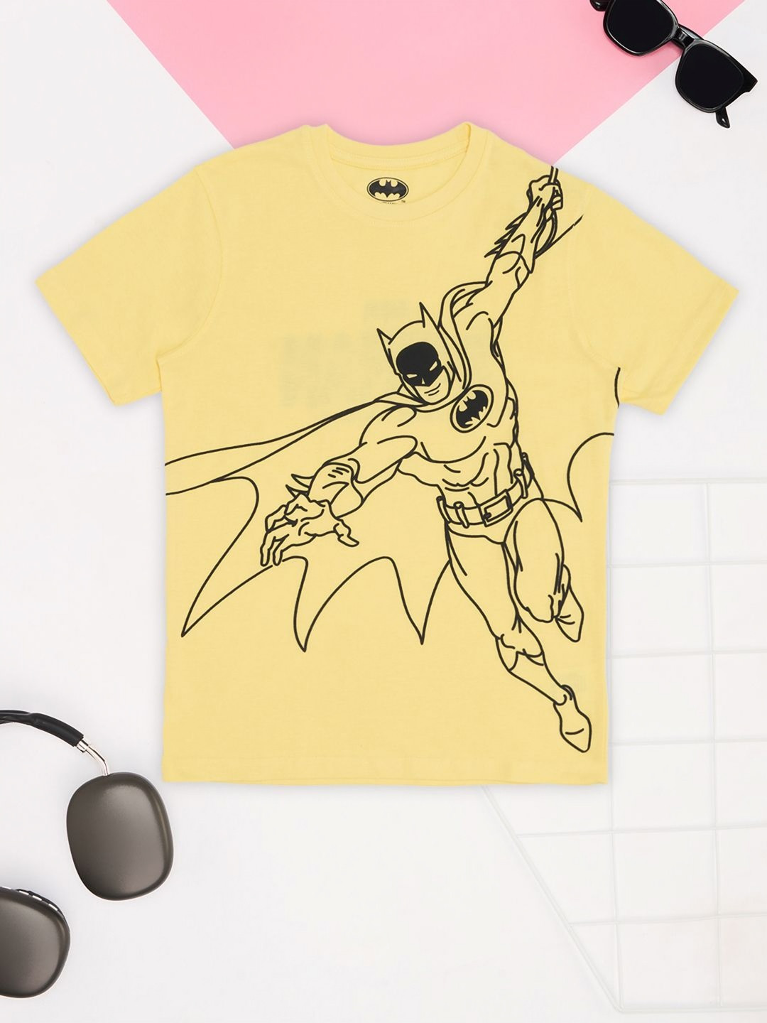 Pantaloons Junior Boys Batman Extended Sleeves T-shirt