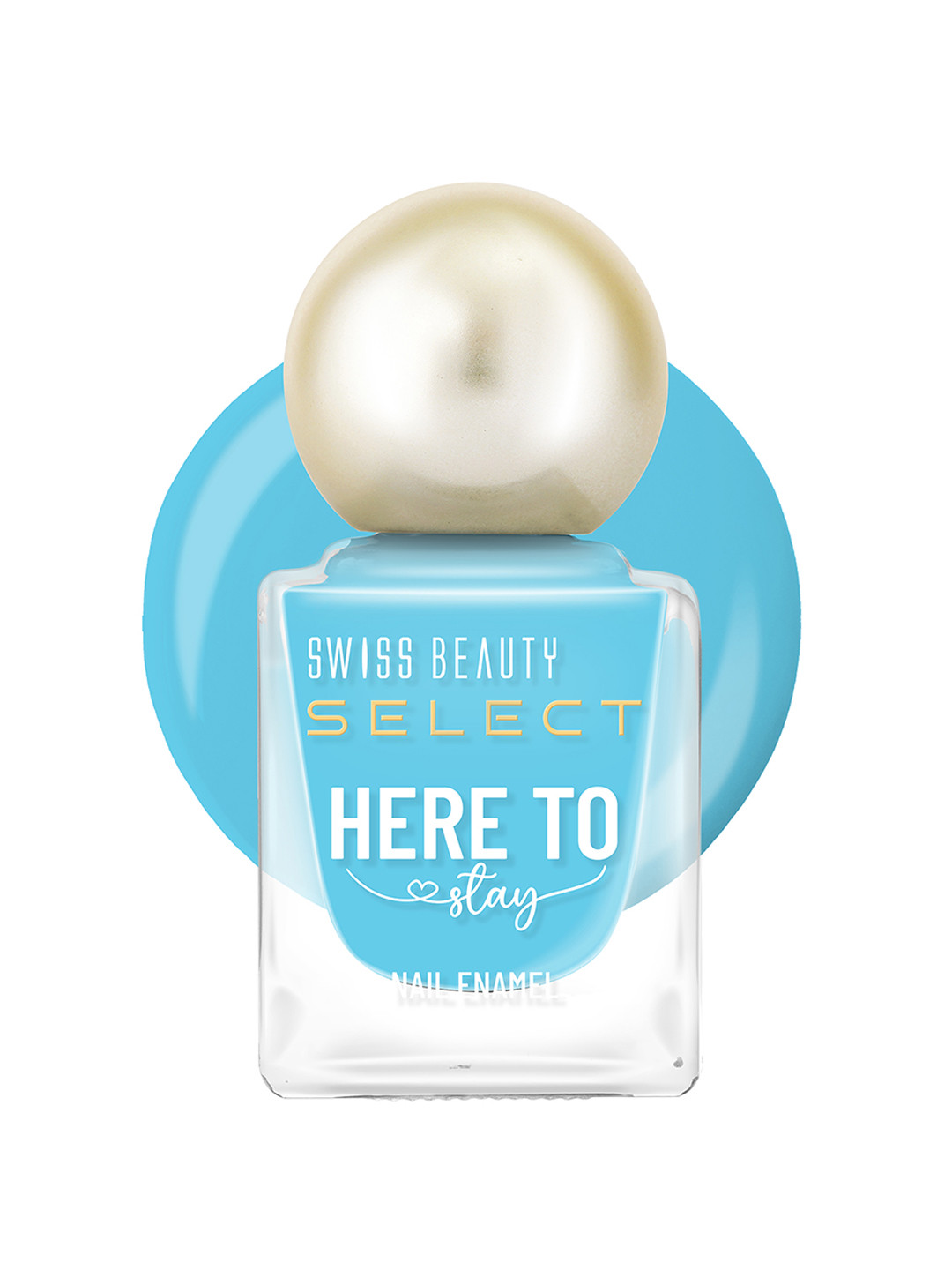 SWISS BEAUTY Select Here to Stay Long Lasting Nail Enamel 12ml - Ibiza Blue 12