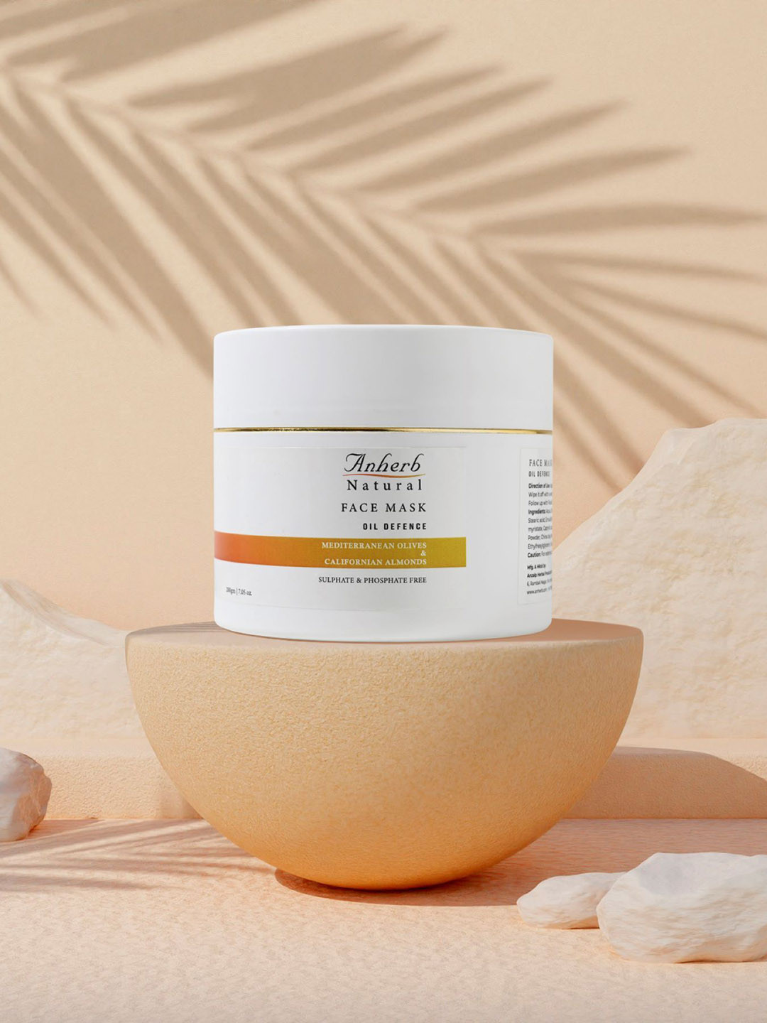 Anherb Natural Oil Defence Mask With Mediterranean Olives - 200 g