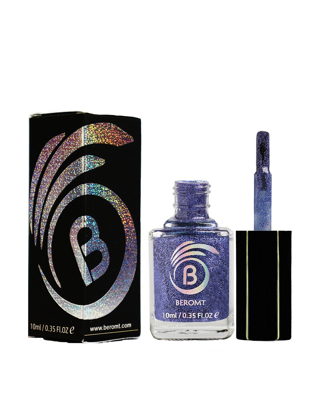 BEROMT Holographic Alcohol-Free Nail Polish 10 ml - Night Sky BNP521