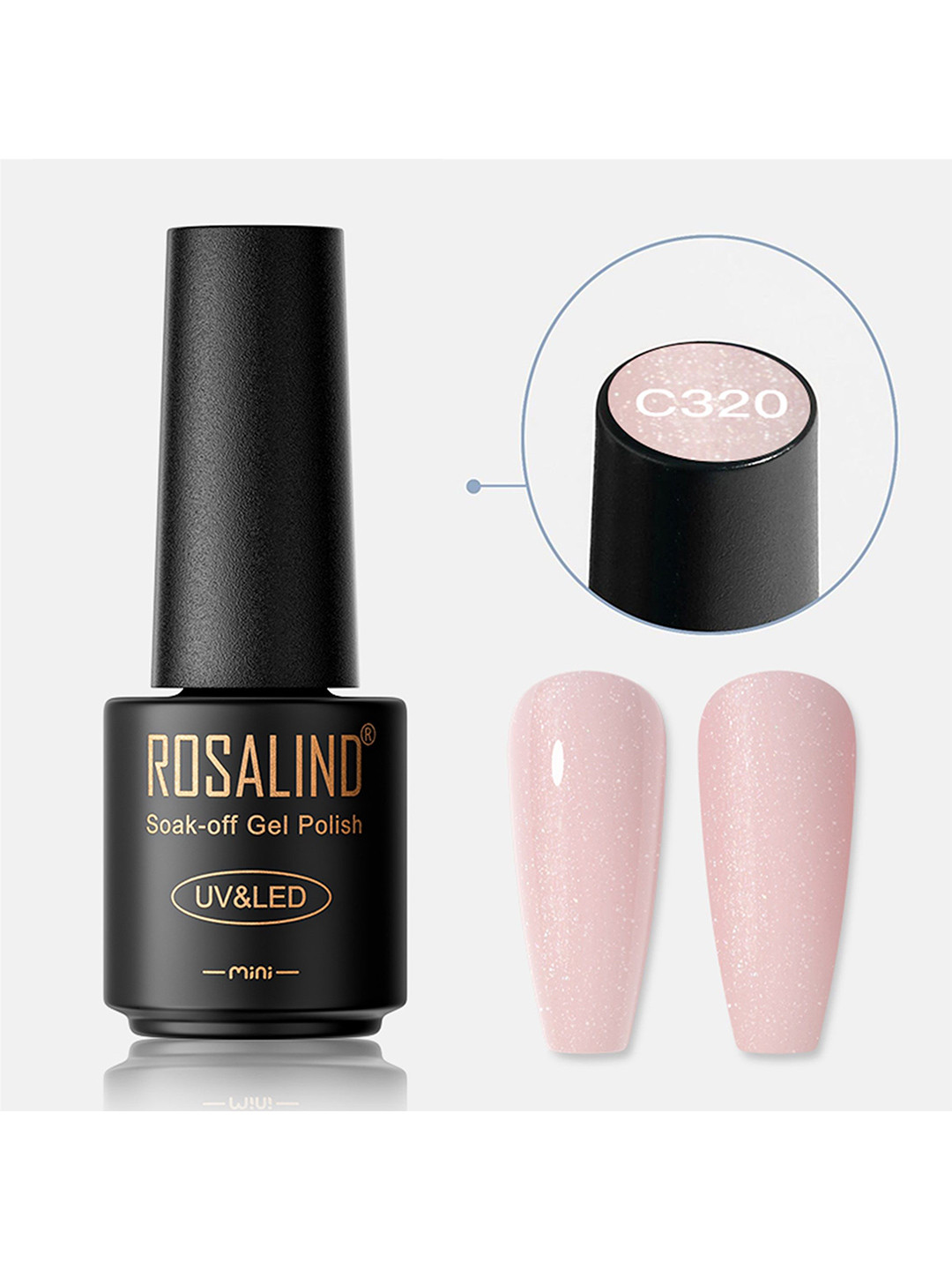 ROSALIND Soak-Off UV Gel Nail Polish - 7 ml - C320
