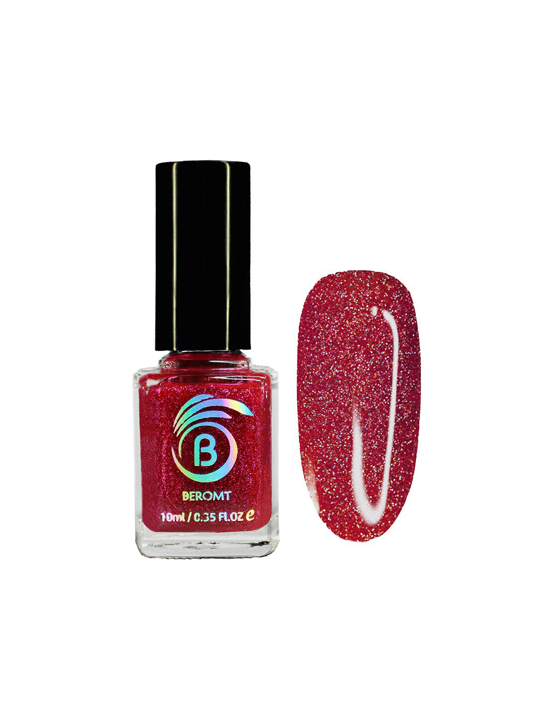 BEROMT Holographic Alcohol-Free Nail Polish 10 ml - Cranberry Cosmo BNP519