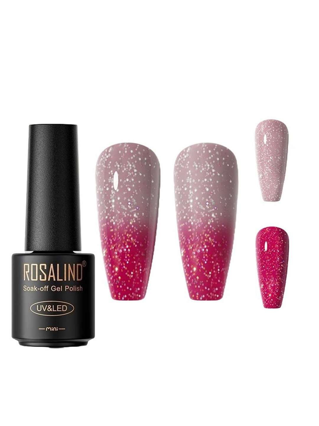 ROSALIND Soak-Off UV & LED Long-Wearing Gel Polish - 7 ml - C232 Pink & Taupe