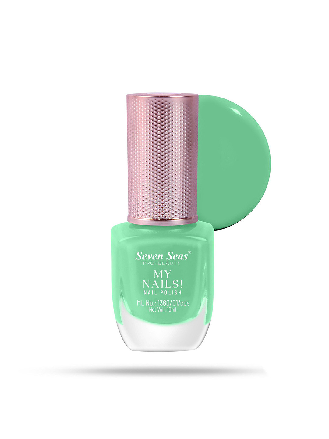 Seven Seas My Nails Long-Lasting Glossy Nail Polish - 10 ml - Shade 339 - Green