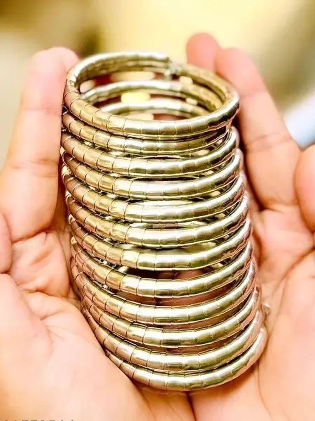 Sangria Beaded Spiral Bangle