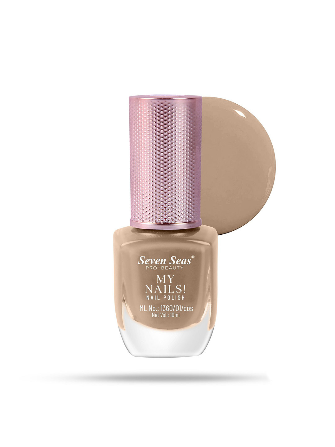 Seven Seas My Nails Pro-Beauty Long-Lasting Glossy Nail Polish - 10 ml - Nude 266