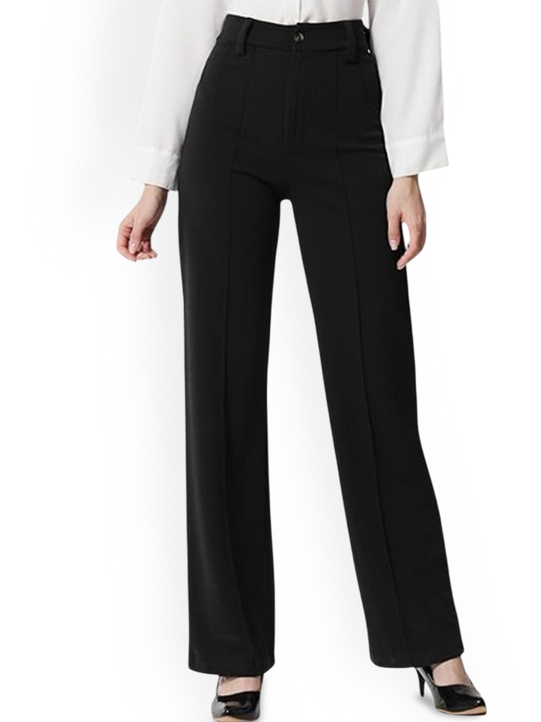 Yozo Women Relaxed Straight Fit Bootcut Trousers