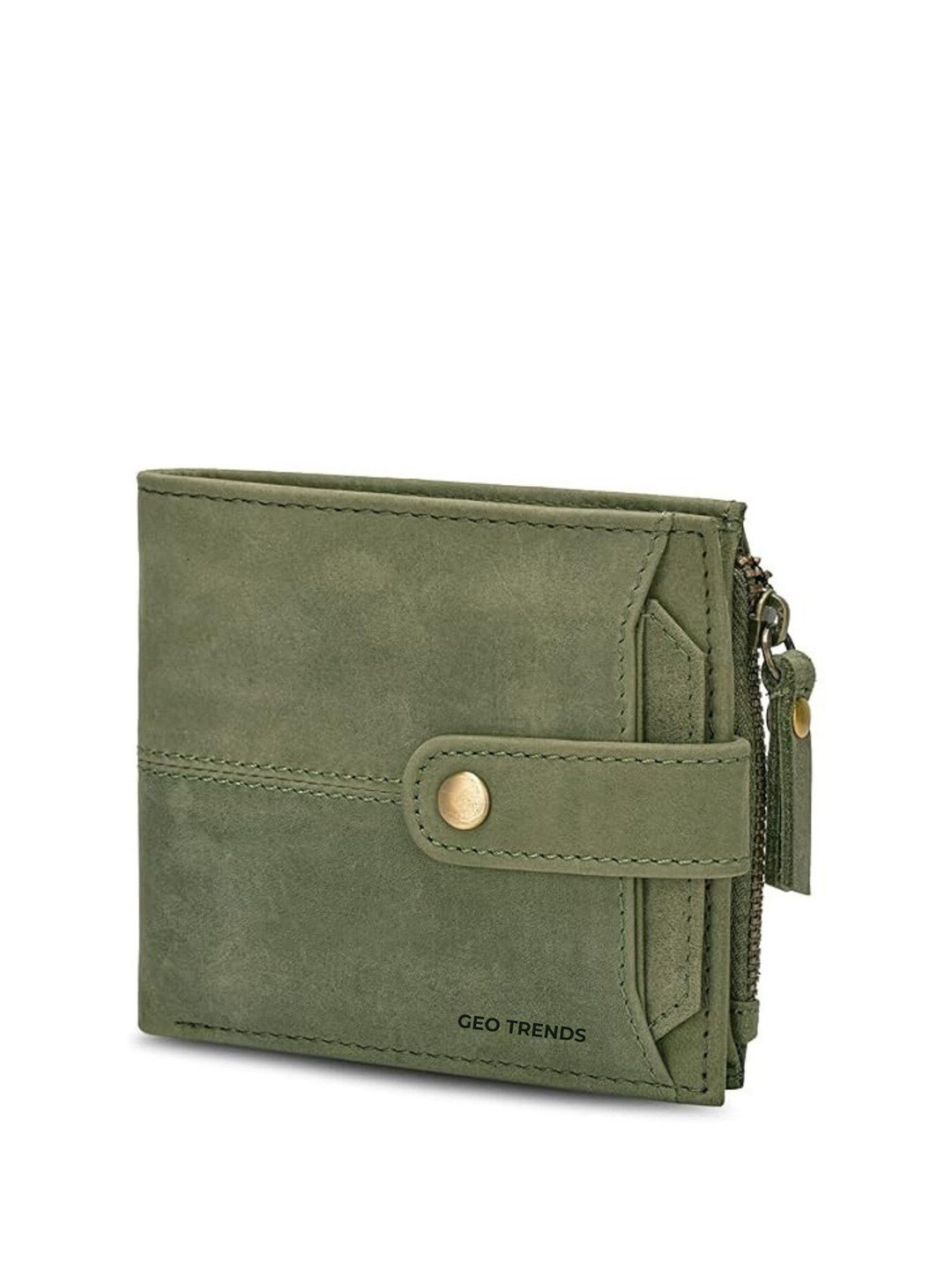GEO TRENDS Men Leather Two Fold Wallet